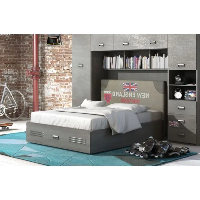 New England letto 1 piazza e mezza con cassetto Mercatone Germanvox