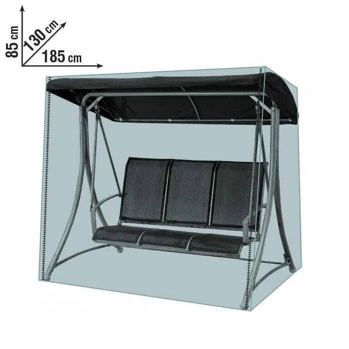 Copri Dondolo Da Giardino 3 Posti - Impermeabile 210D, 220x170x125 Cm, Resistente UV E Vento - Foto 11