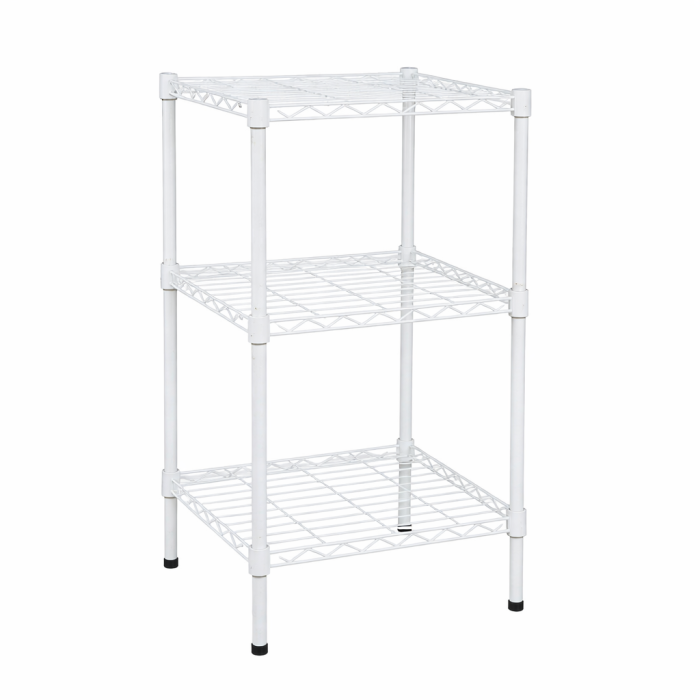 SCAFFALE FILO METALLO BIANCO 3RIP ART.910/86 MIS. 35X40 H.75 main product photo