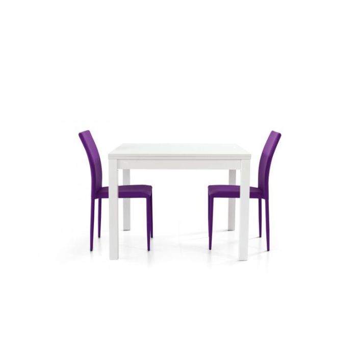 TAVOLO BIANCO FRASS. 90x90/180 LIBRO - 559 main product photo