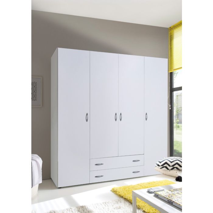 ARMADIO 4/ANTE + 2CASS BIANCO MOD. 5812417S L.160 P.52 H.177 main product photo