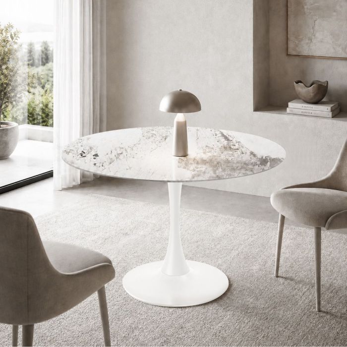 TAVOL PAUL DM.100 METAL BIA P/VETR CER EFF.TO MARMO CALACATTA TAV296 main product photo