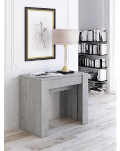 TAVOLO CONSOLLE ALLUNGABILE COLOR BETON 90X51CM TVL118