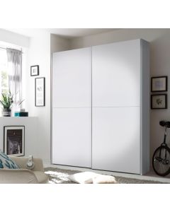 ARMADIO 2 ANTE SCORR. BIANCO MOD. 58081R62 L.170 P.57 H.195 CM