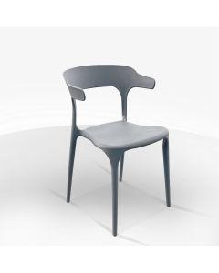 SEDIA FRANCESCA POLIPROP. GRIGIA SED239