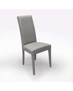 SEDIA DENVER ECOPELLE GRIGIO GHIACCIO SED79