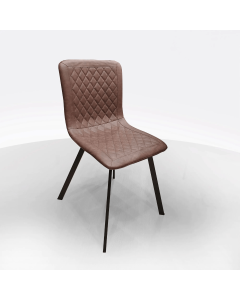SEDIA NANCY ECOPELLE VINTAGE ROUGE SED14