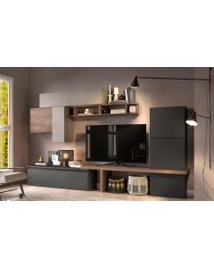 SOGGIORNO MODERNO INFINITY ARGILLA LAVA MERCURE