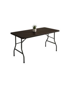 TAVOLO PIEGHEVOLE DA ESTERNO PLASTICA MARRONE 2360/50 L.180X70