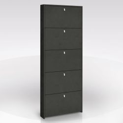 SCARPIERA 5 RIBALTE L.67 P.15 H.164 CM GRIGIO WALL