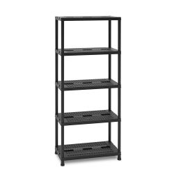 SCAFFALE UNIVERSALE VENT 73 5 RIPIANI ART.145 NERO