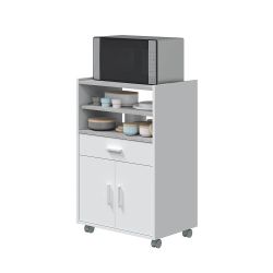 Carrello porta vivande Tiddy bianco cemento 0L9910A