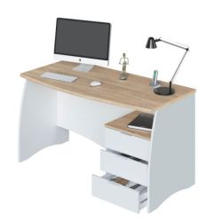 SCRIVANIA UFFICIO SCR462 BIANCA C/ CASS.