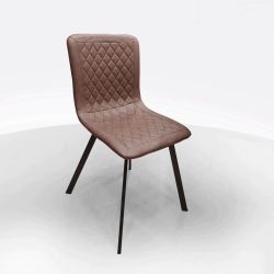 SEDIA NANCY ECOPELLE VINTAGE ROUGE SED14