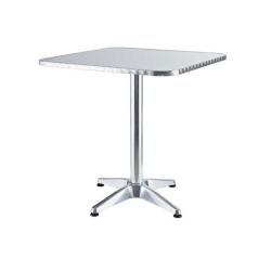 Tavolo bar quadrato alluminio 60x60 780/49 