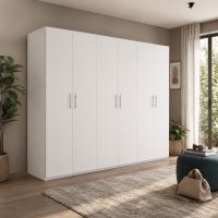 ARMADIO 6 ANTE BATTENTI SWIFT BIANCO H.202 AR6