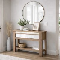 CONSOLLE PALAZZO 120 CM ROVERE BIANCO CON3994 220440007