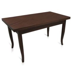 TAVOLO ALLUNGABILE IN LEGNO NOCE 140X80