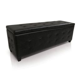 PANCA CONTENITORE NERA 138X42H46 PA14NE