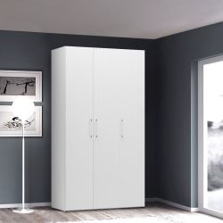 Armadio 3 ante Basic bianco