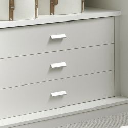 CASSETTIERA INTERNA PER ARMADIO MAXI GRIGIA 3 CASSETTI