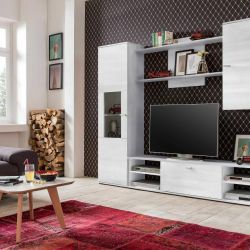 SOGGIORNO ARION BIANCO 225X36X185 CM