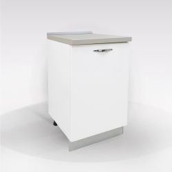 Base cucina 1 anta 60 cm bianco lucido