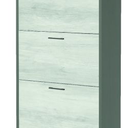 SCARPIERA 5 RIBALTE TITANIO-QUERCIA BIANCO A765TTQB030