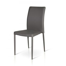 SEDIA ECOPELLE GRIGIA ART.713