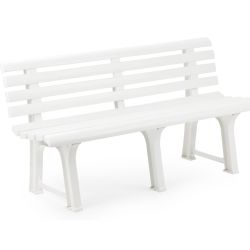 Panchina esterno Orchidea bianca