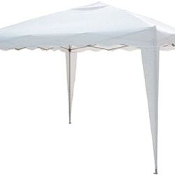 GAZEBO PIEGHEVOLE C/BORSA BIANCO 3x3 ART.787/31