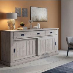CREDENZA ANTHONY 2ANTE + 3CASSETTI 220X50X95 DE281