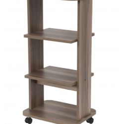 PORTA TV TECNO NOCE  ALMENDRA  44X34X90 CM