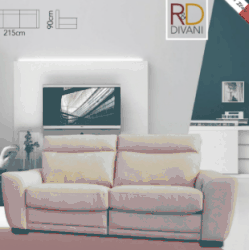 SILVANA DIVANO 2P C/1 RCL ELETTR.