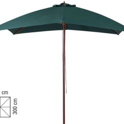 OMBRELLONE LEGNO RETT. VERDE SC. 3X2 MT 781V
