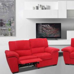 PATRICIA 2P C/1 RECLINER ELETTR. L.176 P.92 H.100