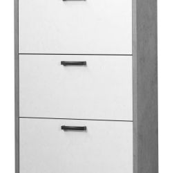 SCARPIERA 3 RIBALTE OSSIDO-BIANCO 3241 OSB 75X33.5X116 CM