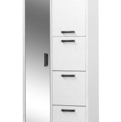 ARMADIETTO 1ANT. SP +3RIB BIANCO CEMENTO 3610BCM