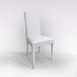 SEDIA NANCY LACC.BIANCO SED928