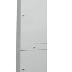 ARMADIET GLOSSY 2 ANTE +  1 CASS BIA LUCIDO  A45200BL 46X34X183 CM