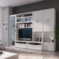 SOGGIORNO RUSTICO BIANCO FRASSINATO SG235