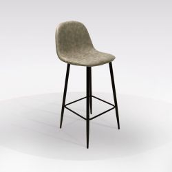 SGABELLO VILLA ECOPELLE INVECCHIATA TALPA SGB551