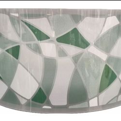 APPLIQUE RETTANGOLARE  MOSAICO VERDE 30X20 PAN5