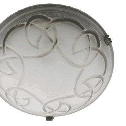 PLAFONIERA CLASSICA MOD. GRECA COL. AMBRA DM50 PAN6