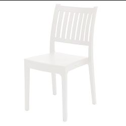 SEDIA RESINA MINERVA BIANCA