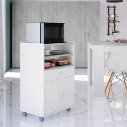 Carrello cucina per microonde