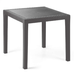 TAVOLO DA EST. KING 79X79 ANTRACITE
