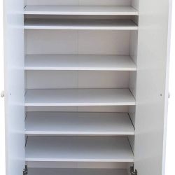 SCARPIERA 2ANTE C/7RIP COL. BIANCO MIS: 55X34X112 4074001