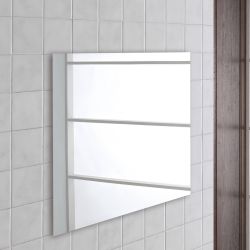 SPECCHIERE BAGNO FILO LUCIDO MIS: 50X60 ART.178028-B