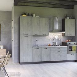 CASTORE CUCINA CM 300 H240 OPACO SX C/ELDO